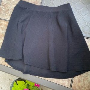 Casual Black Skirt